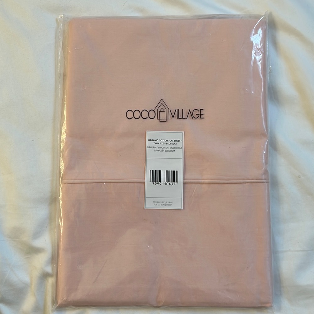 Coco Village Twin Flat Sheet